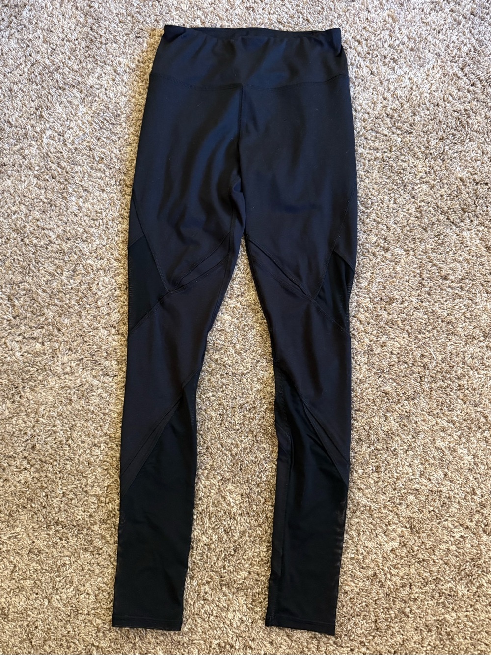 Maurices inMOTION Black Mesh Leggings